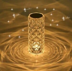 Mini Rose Diamond Lamp – 3 Colour Table Light