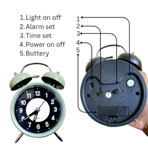 Vintage Twin Bell Alarm Clock