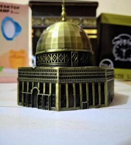 Metal Dome of the Rock Replica – Premium Islamic Decorative Showpiece (Qubbat al-Sakhra Model)