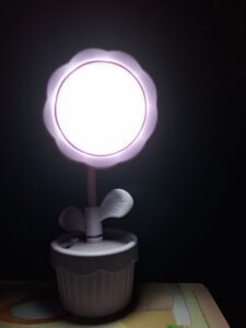 Flower LED Desk Lamp | USB Rechargeable Flexible Study Light
