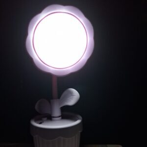 Flower LED Desk Lamp | USB Rechargeable Flexible Study Light